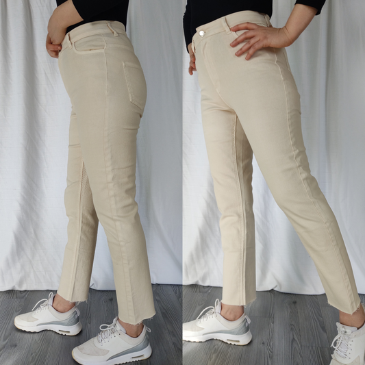 Jean Mom fit moulant taille haute grande taille