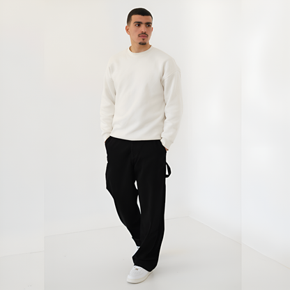 Jean baggy à poche marteau