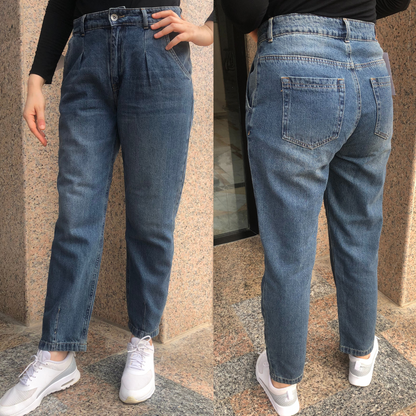 Jean style boyfriend Grande Taille