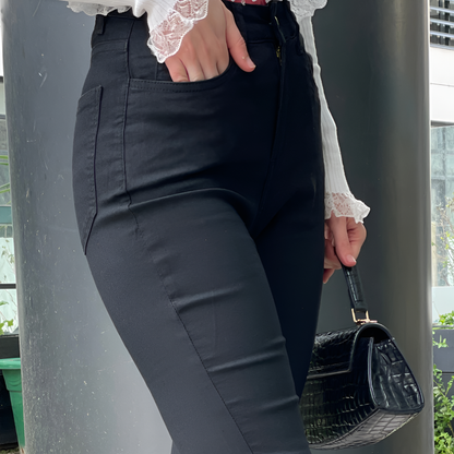 Jean extra flare taille haute