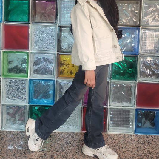 Jean Flare - Bleu dirty