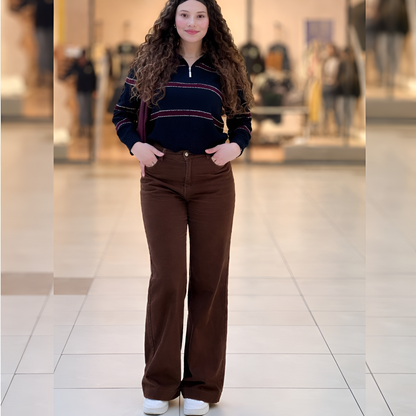 Jean baggy avec ourlet