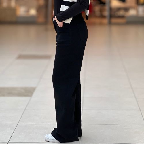 Jean baggy avec ourlet