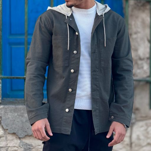 Surchemise Homme avec capuche