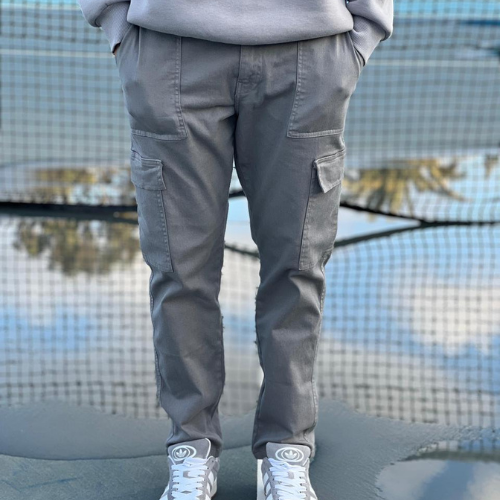 Pantalon cargo grande taille