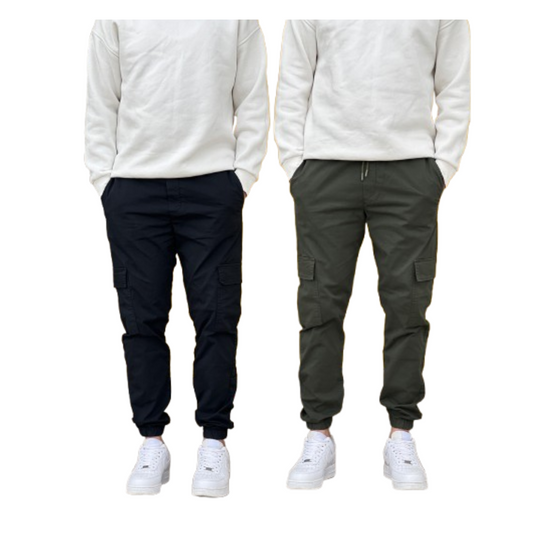 Cargo jogger fit Pack 2 pièces