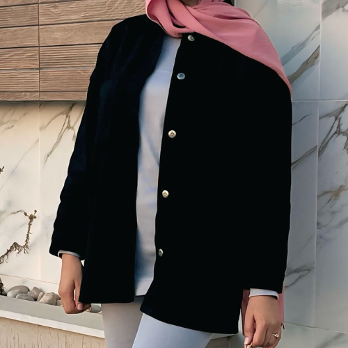 Surchemise jean à manches longues