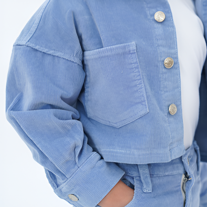 Ensemble velours fillette