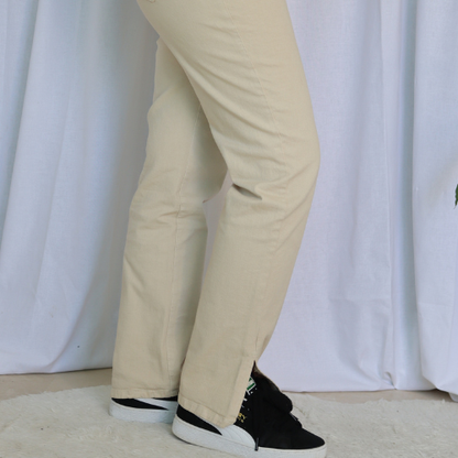 Jean straight avec fente  grande taille