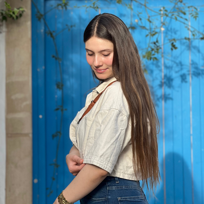 Veste Jean Demi manches