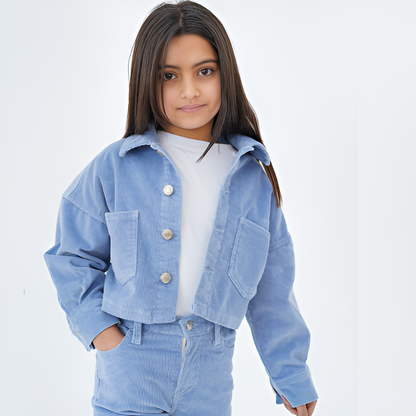 Ensemble velours fillette