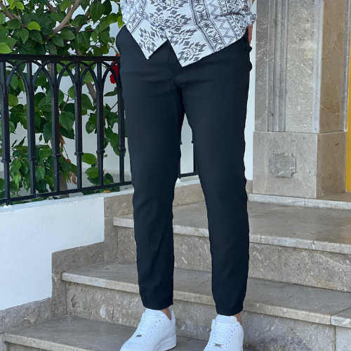 Pantalon chino confort grande taille