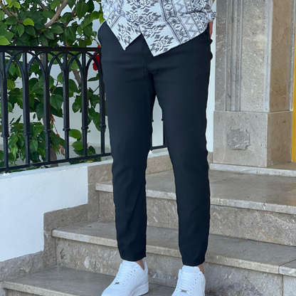 Pantalon chino confort grande taille