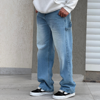 Jean baggy à poche marteau grande taille