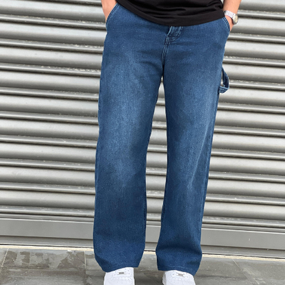 Jean baggy à poche marteau grande taille
