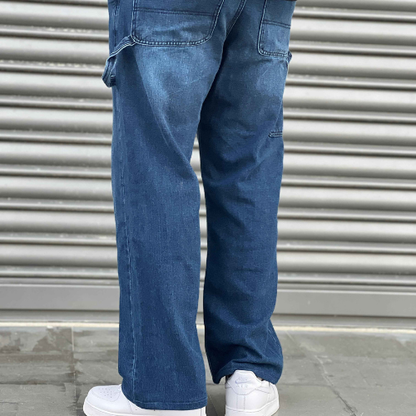 Jean baggy à poche marteau grande taille