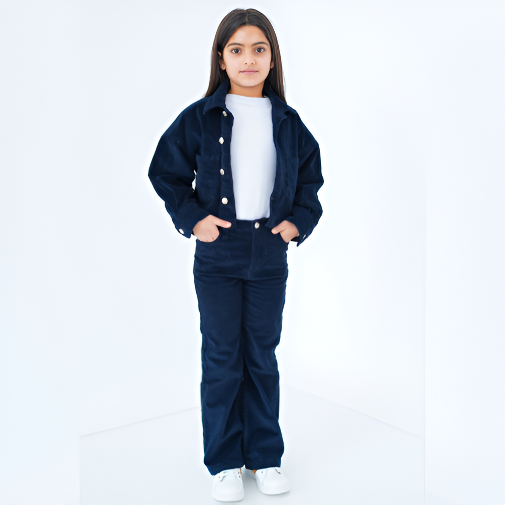 Ensemble velours fillette