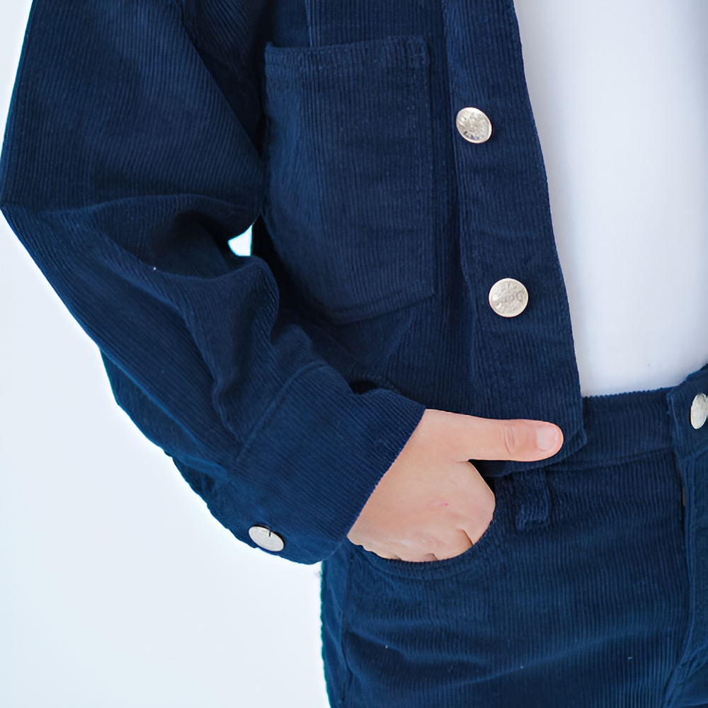 Ensemble velours fillette