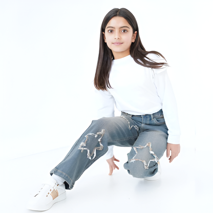 Baggy stars fillette