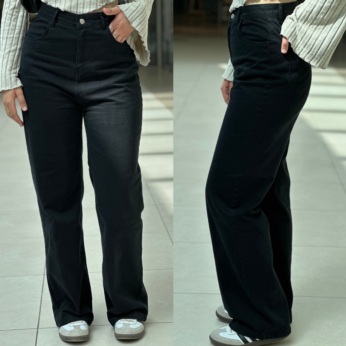 Jean straight simple grande taille