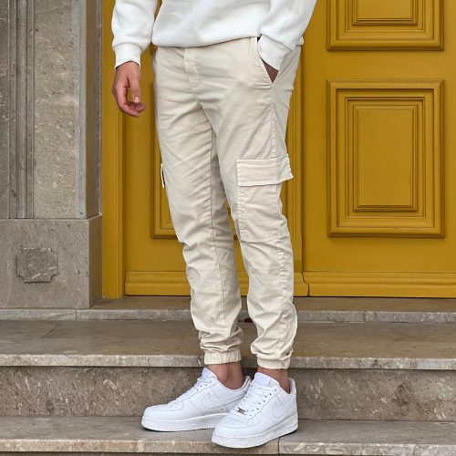 Pantalon cargo jogger fit