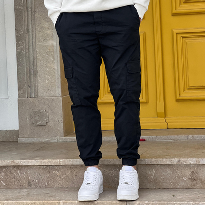 Pantalon cargo jogger fit
