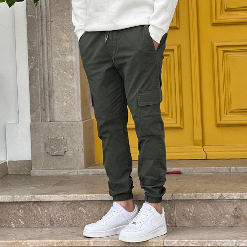 Pantalon cargo jogger fit
