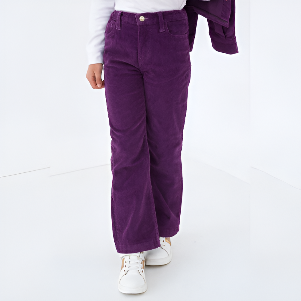 Ensemble velours fillette