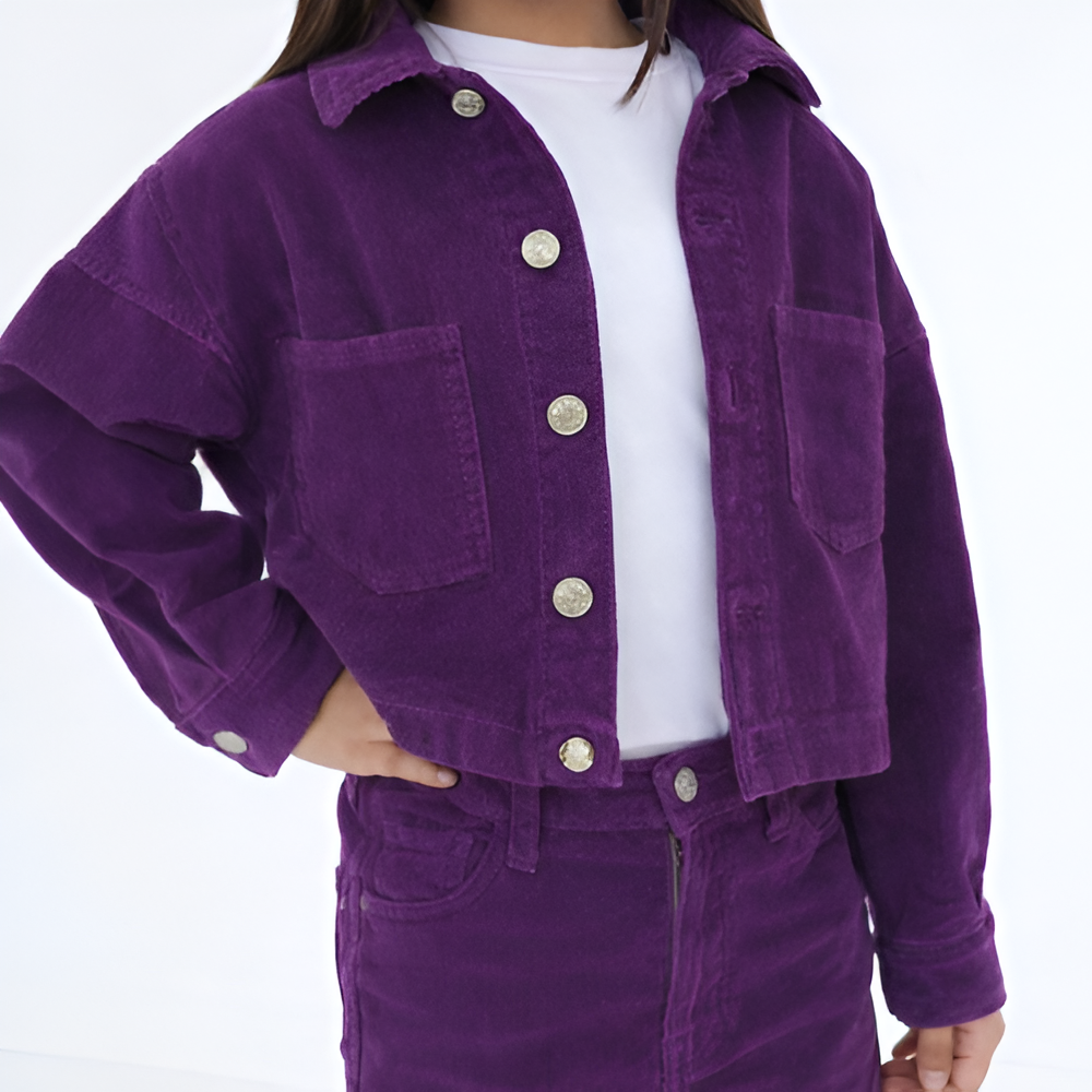 Ensemble velours fillette