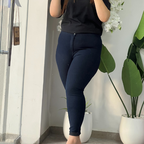 Jean skinny stretch grande taille