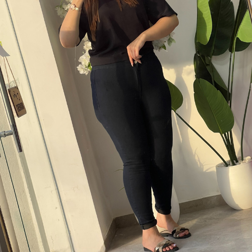 Jean skinny stretch grande taille