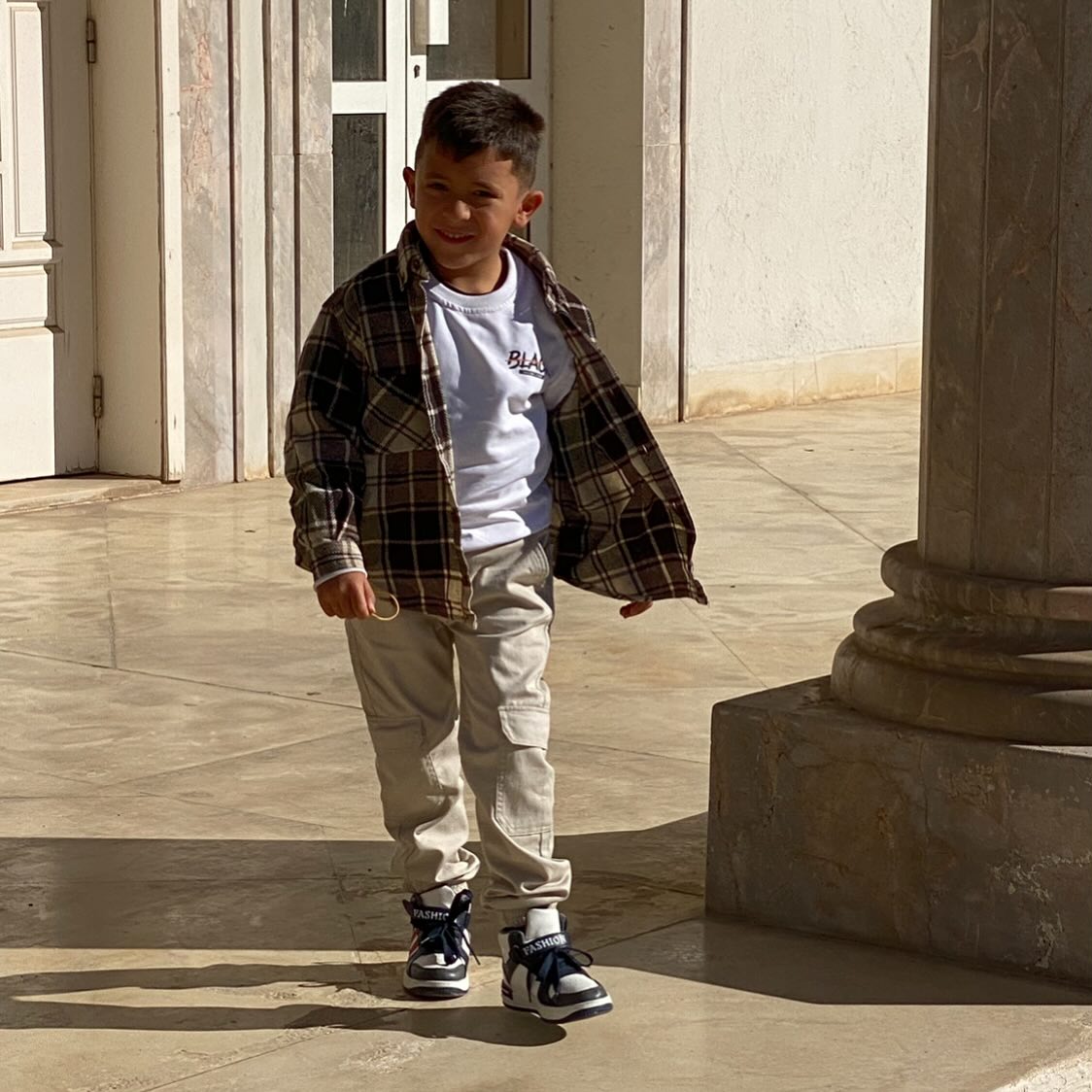 Pantalon cargo jogger garçon