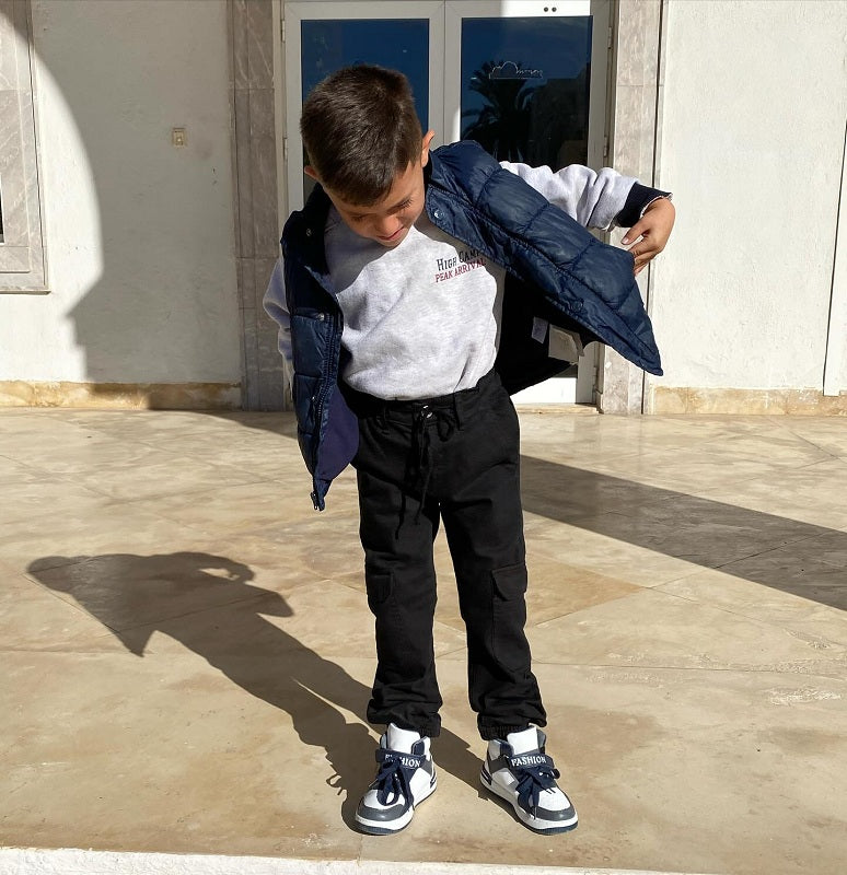 Pantalon cargo jogger garçon