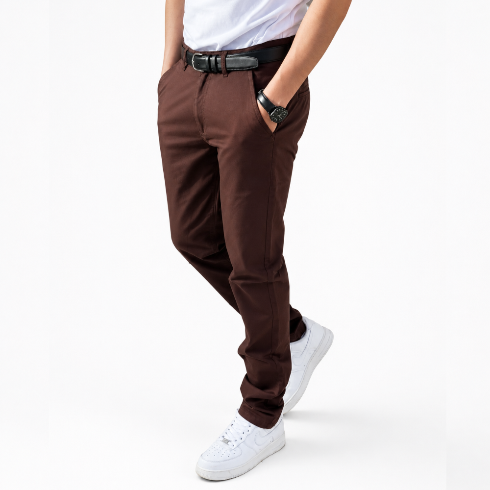 Pantalon Chino classique grande taille