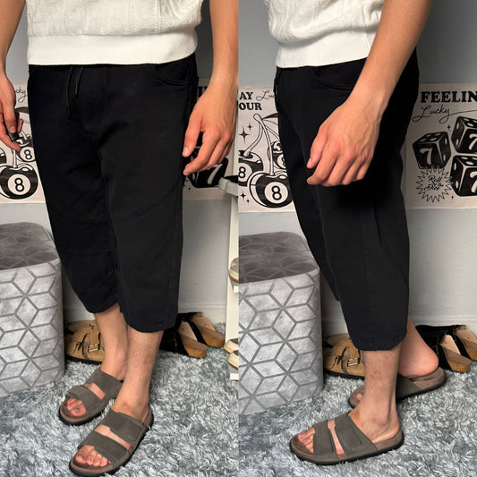 Bermuda avec cordon grande taille