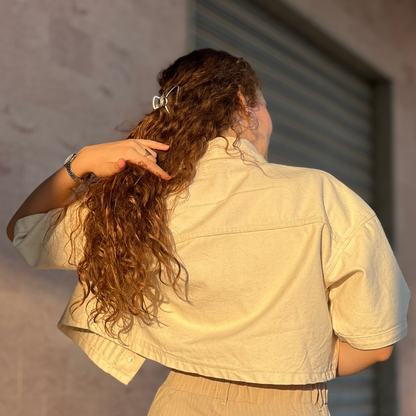 Veste Jean Demi manches