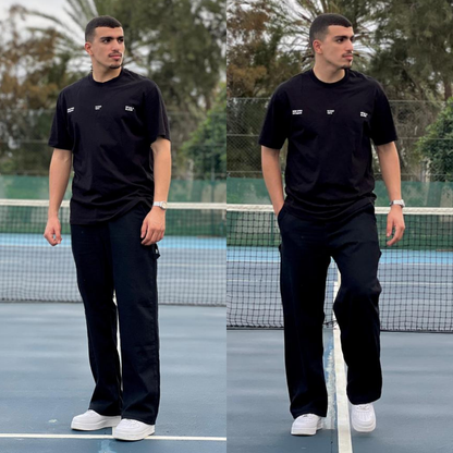 Jean baggy à poche marteau