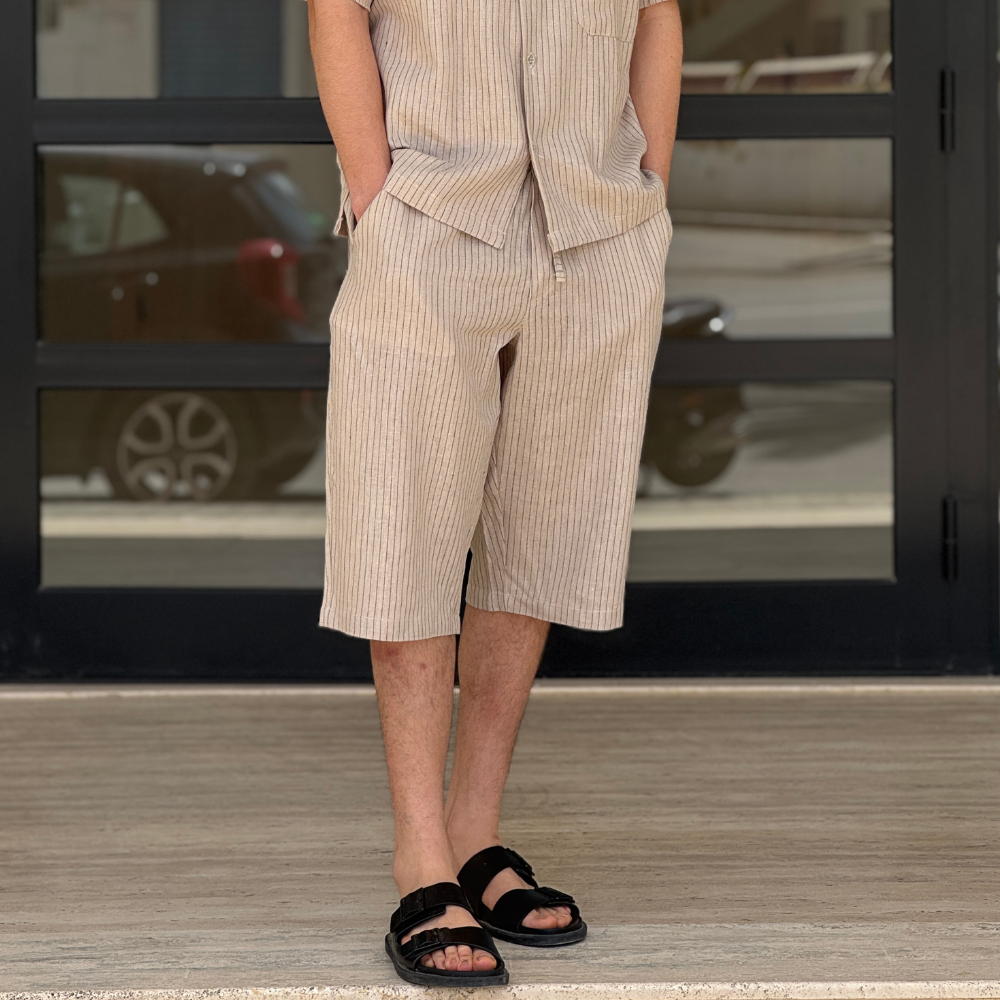 Bermudas en Lin grande taille