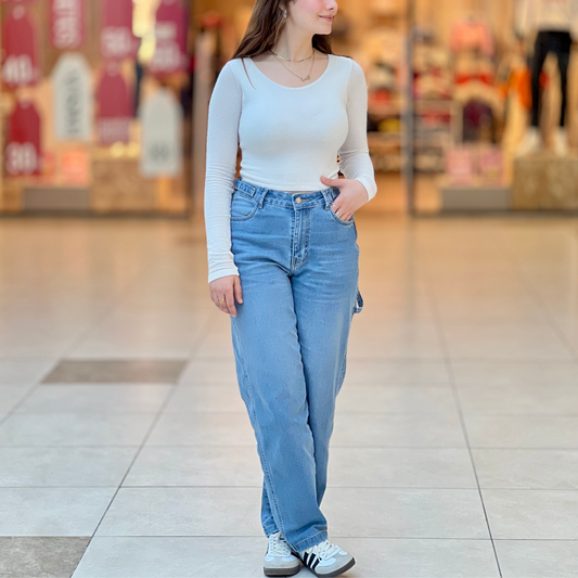 Jean Baggy Balloon - Bleu clair