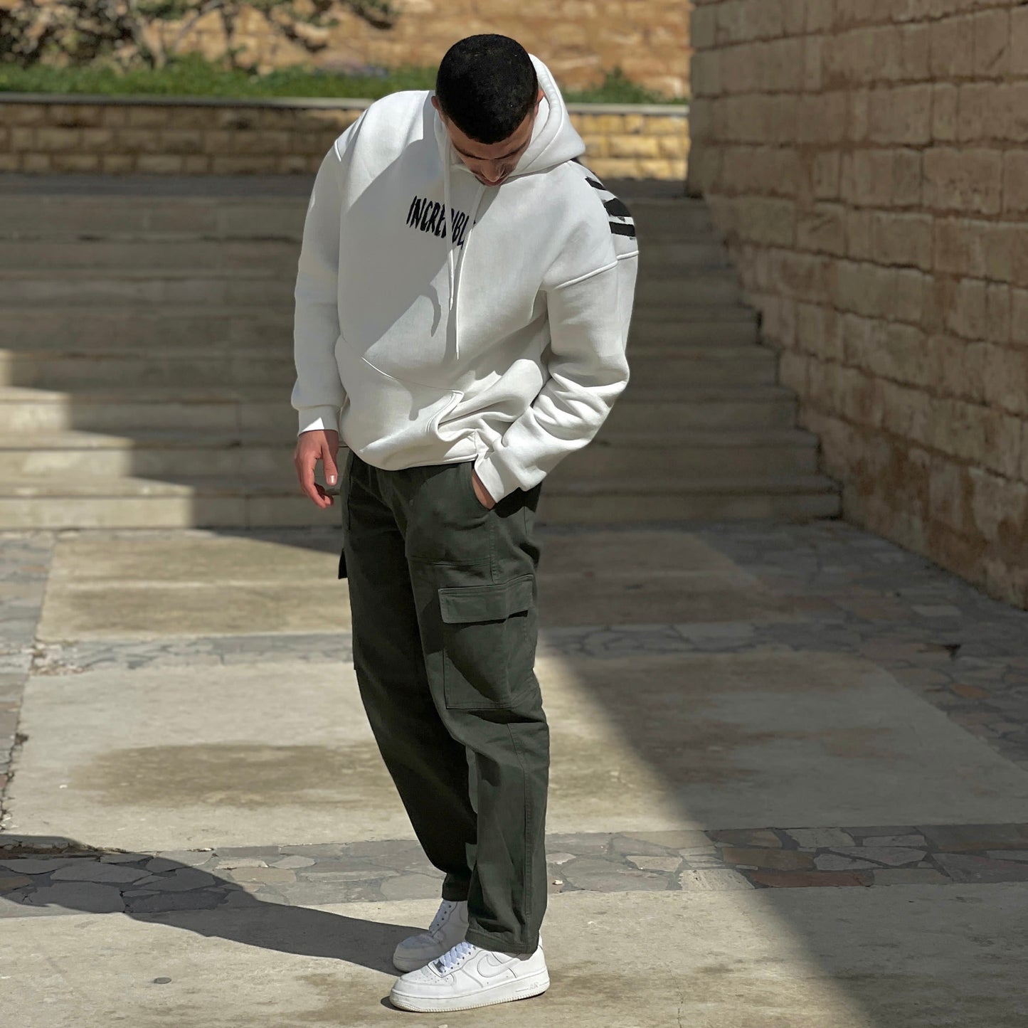 Série 8P Pantalon Cargo Taille élastiquée