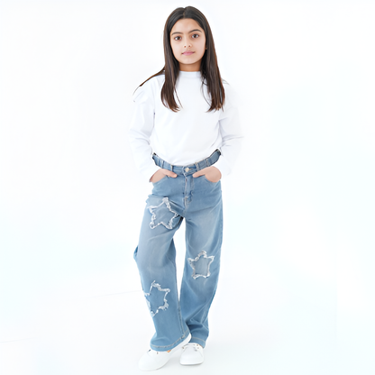 Baggy stars fillette