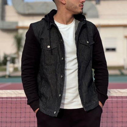 Veste denim oversize