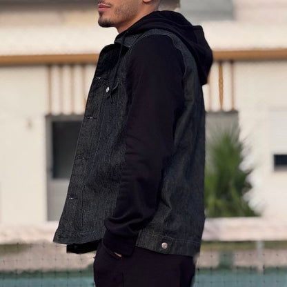 Veste denim oversize