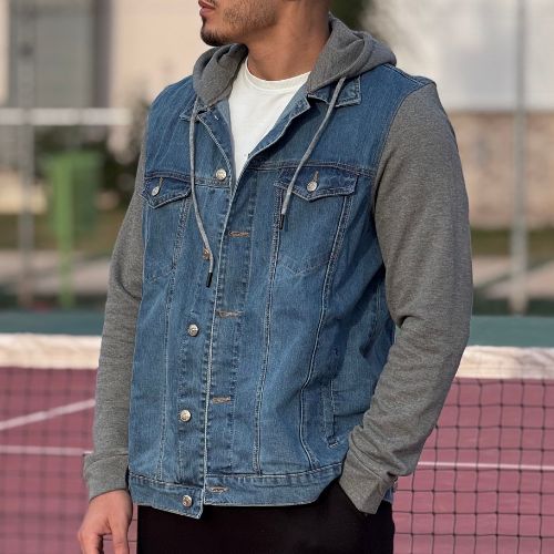 Veste denim oversize
