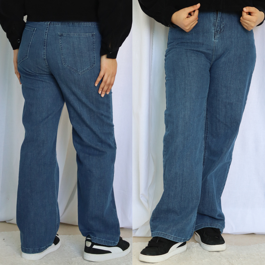 Jean straight simple grande taille