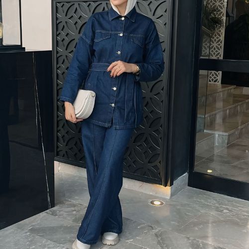 Ensemble denim grande taille