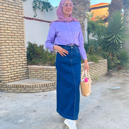Jupe denim