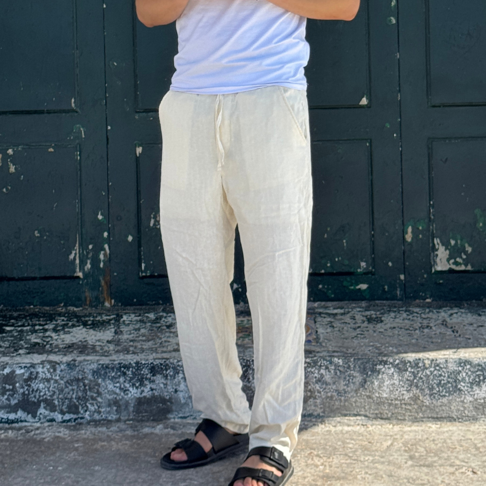 Pantalon LIN pour Homme grande taille